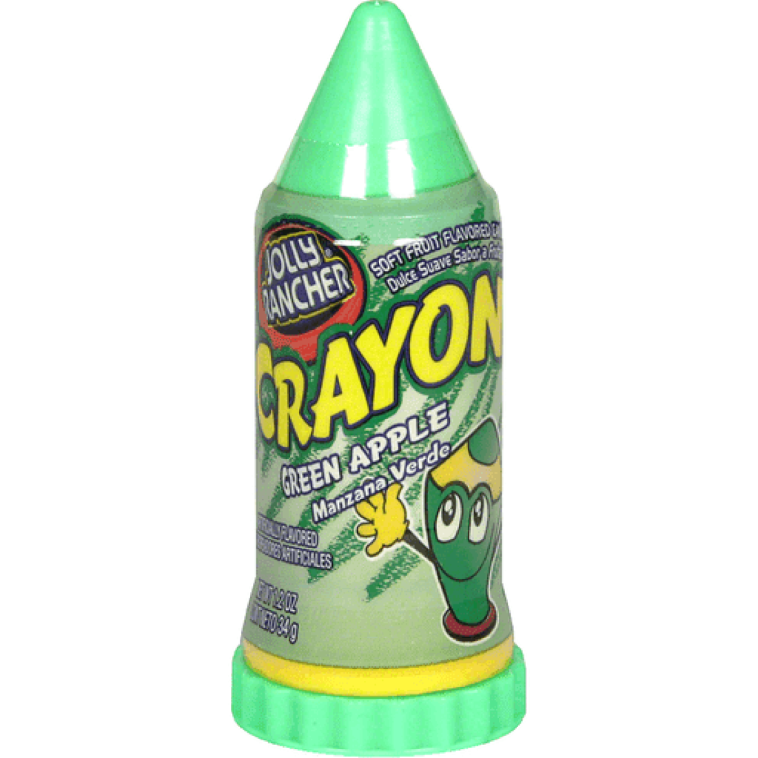 Jolly Rancher Crayon (MEXIC) Green Apple Flavoured Pulp Candy mere